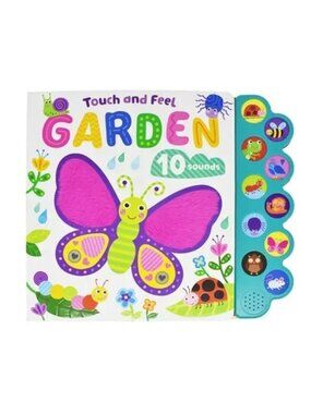 Touch & Feel Garden Interactive Board Book With 10 Sound Buttons And Textures Fo